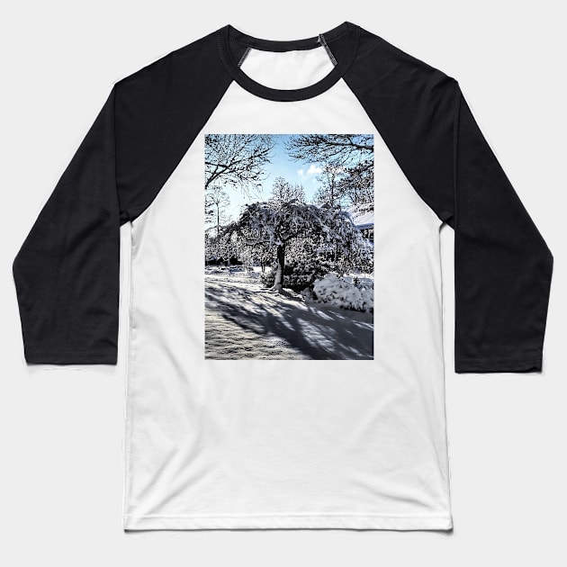 Long Shadows of Winter Baseball T-Shirt by SusanSavad